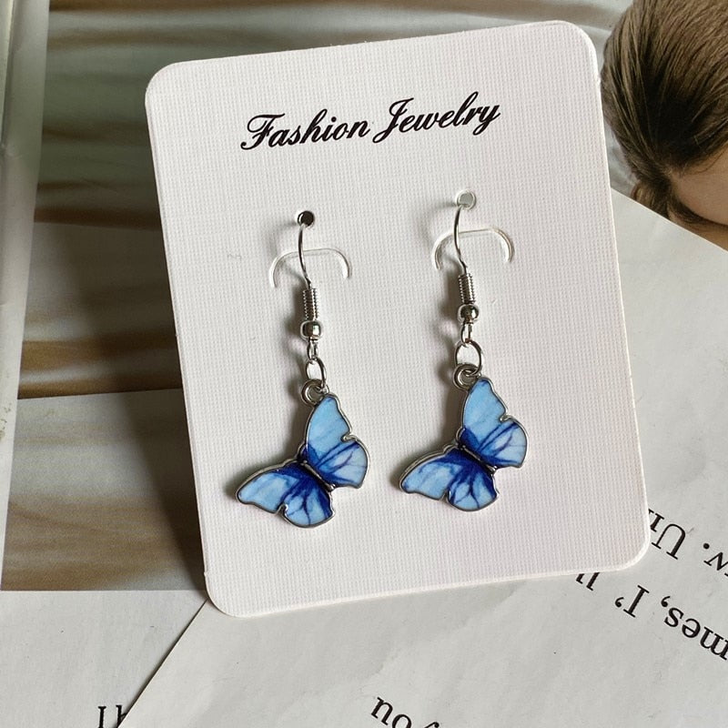 butterfly style earring
