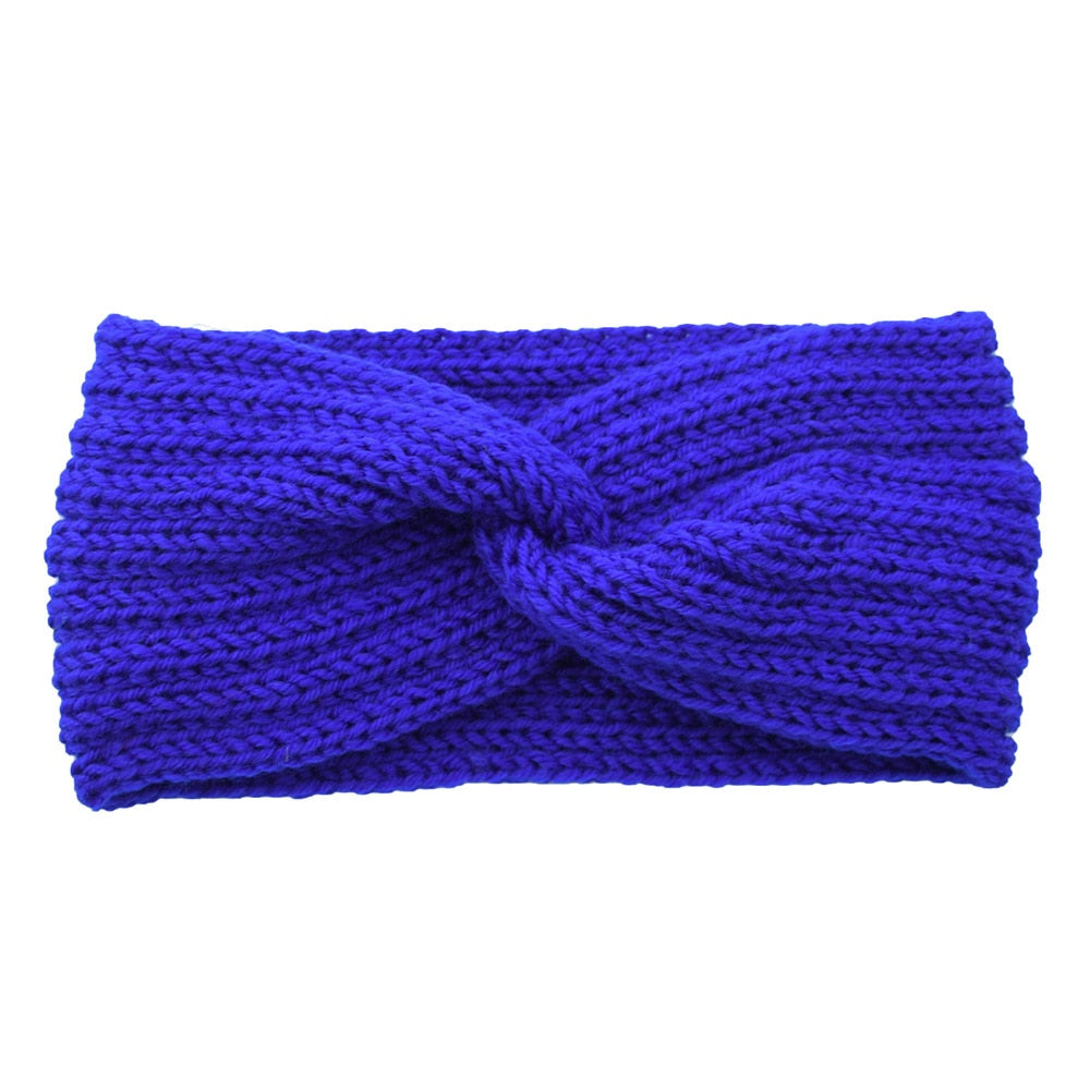 knitting cross headband