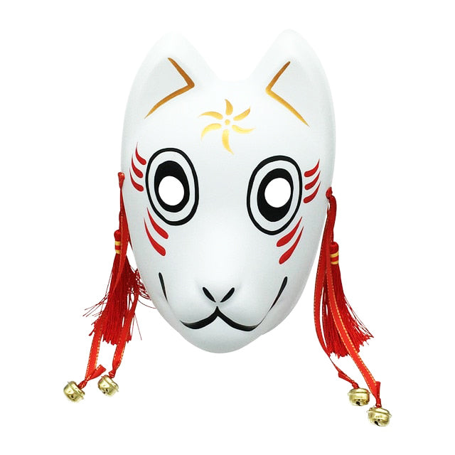 white fox mask