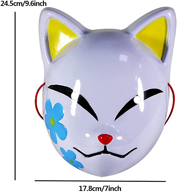 glowing kitsune mask