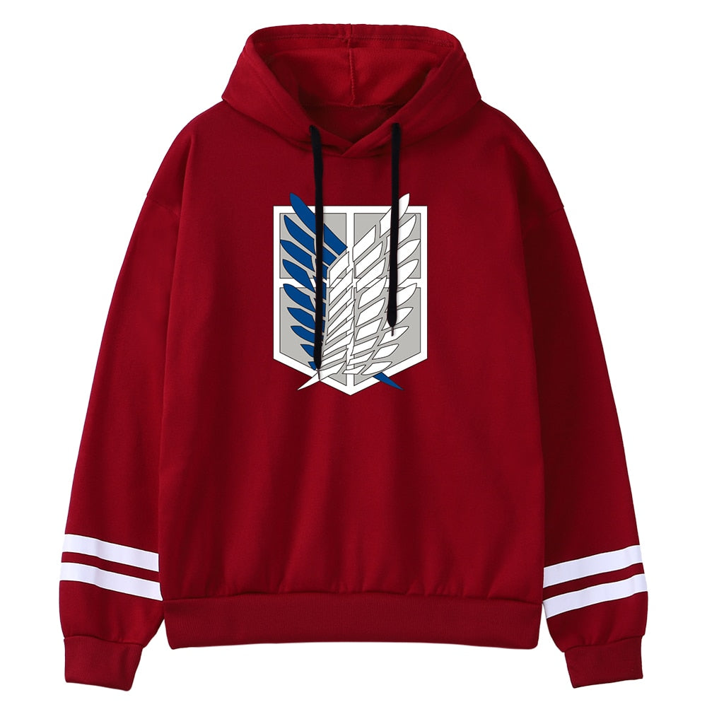 Red titan hoodie