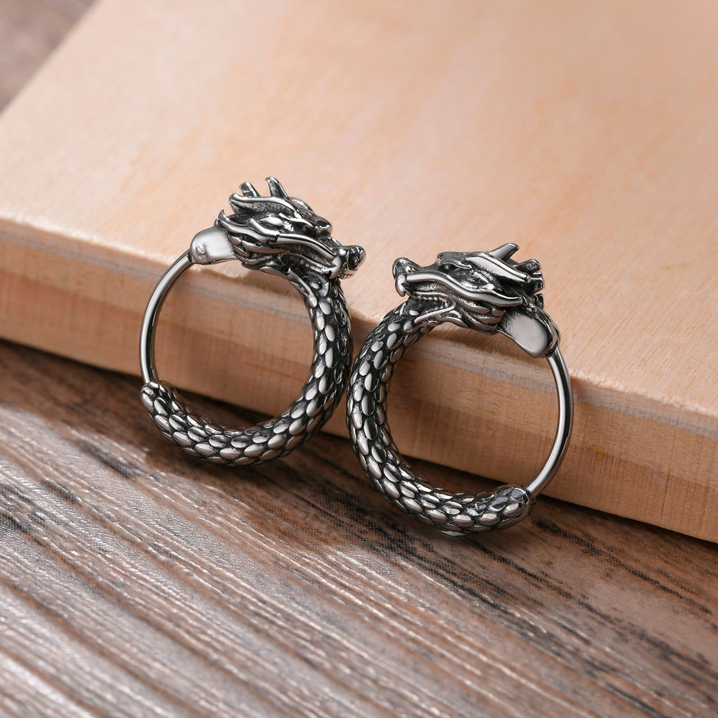 mens dragon earring