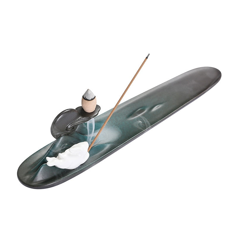 ceramic backflow incense burner