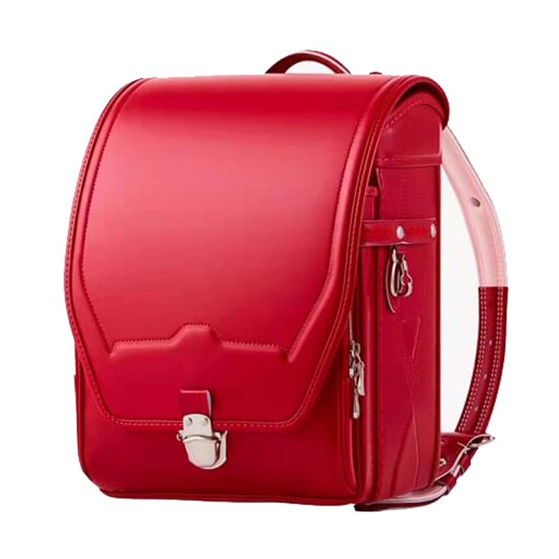 large capacity leather backpack