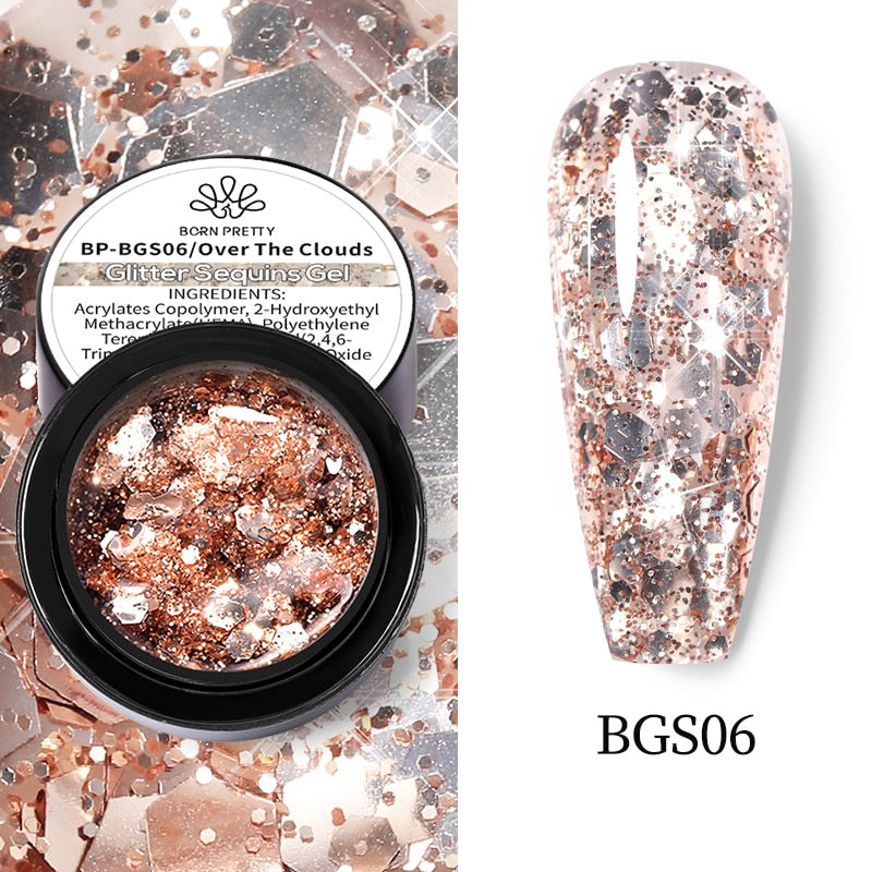 varnish glitter gel