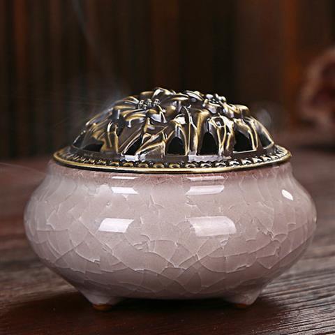 ice cracked incense burner