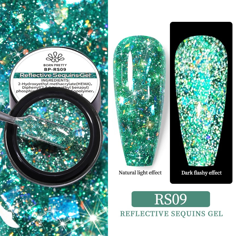 varnish glitter gel
