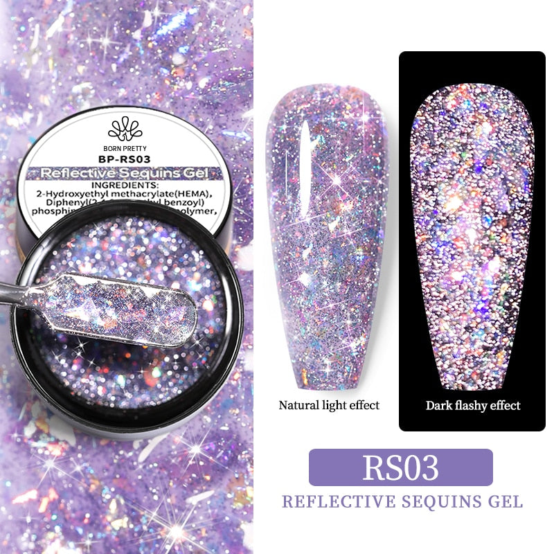 varnish glitter gel