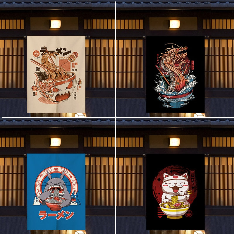ramen curtain designs