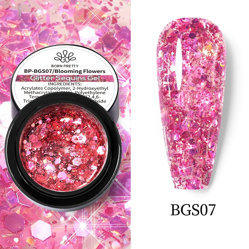 varnish glitter gel