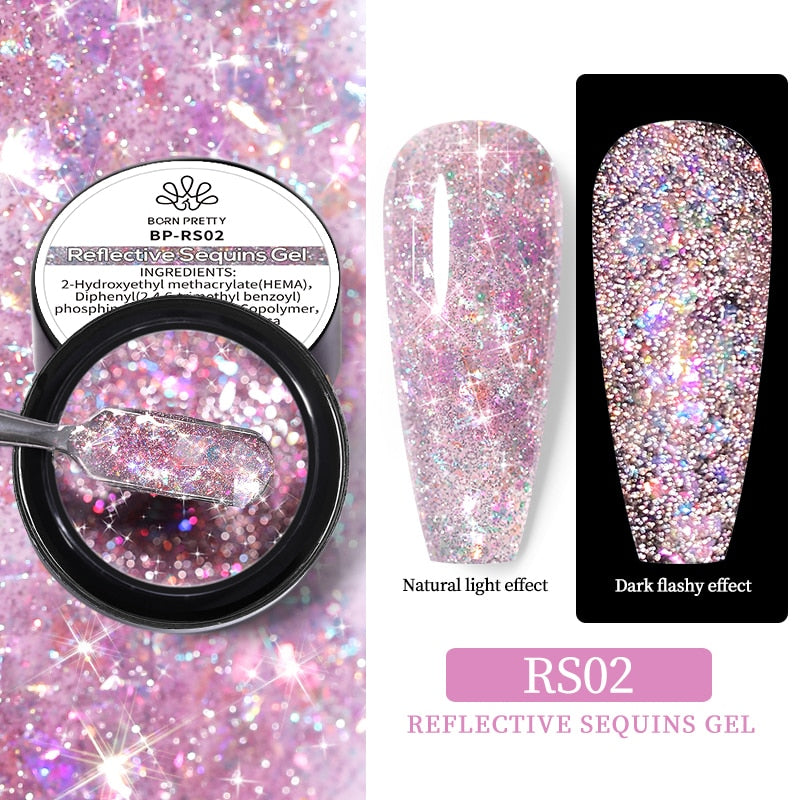 varnish glitter gel