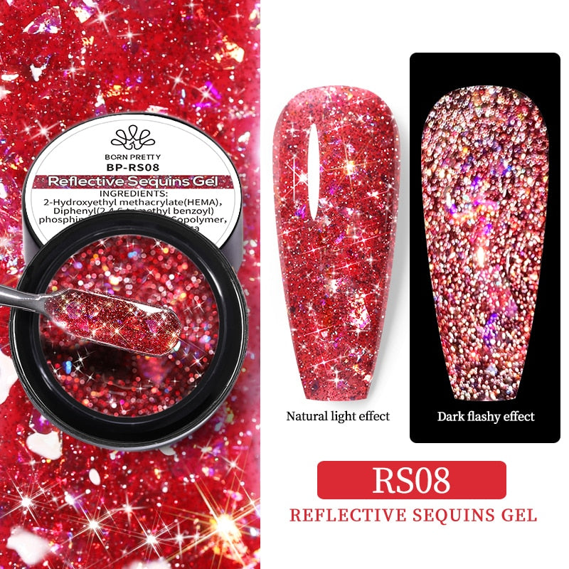 varnish glitter gel