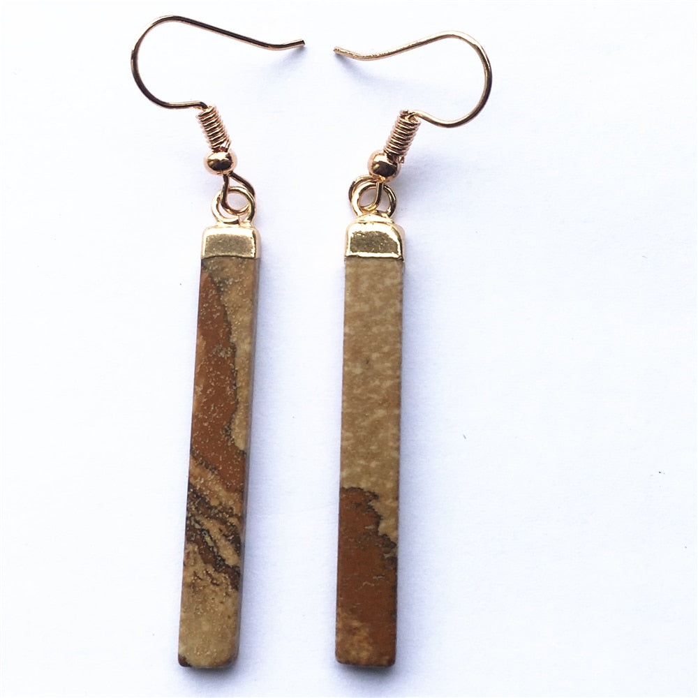 stone made earrings
