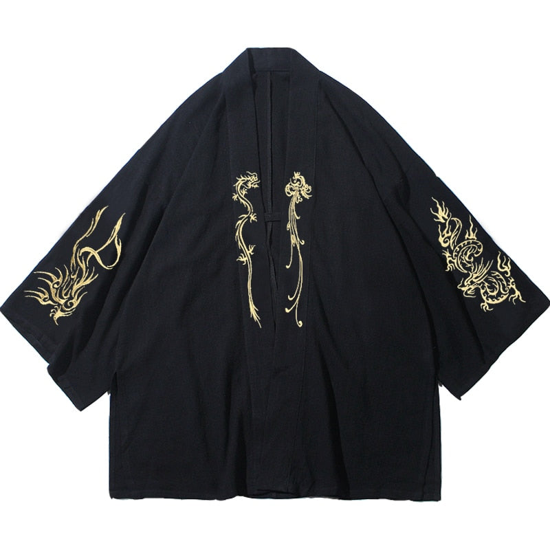 embroided haori jacket