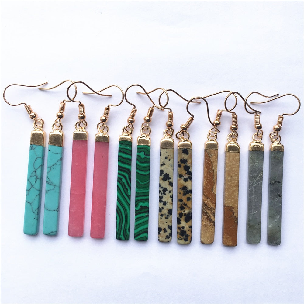 stone made earrings