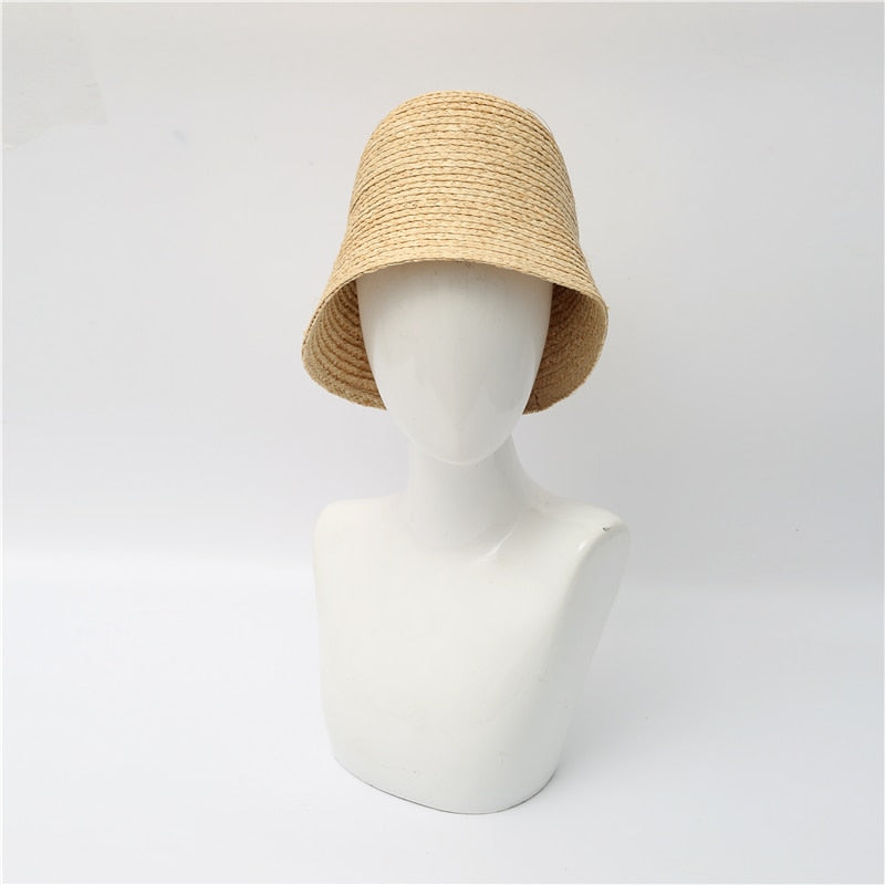 bucket straw hat