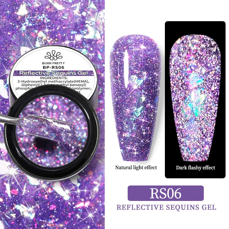 varnish glitter gel