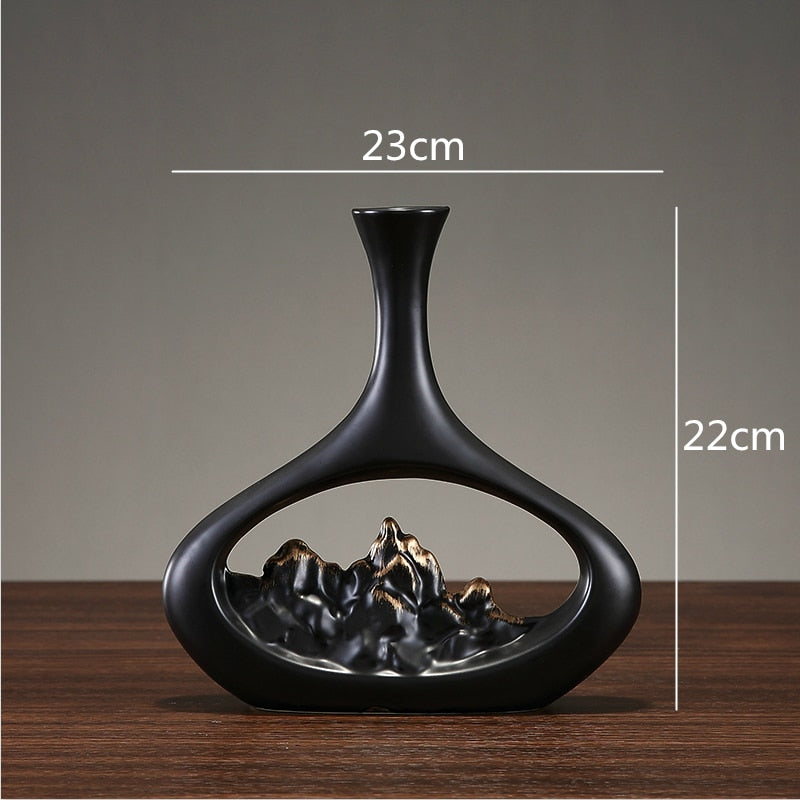 modern decorative vase size