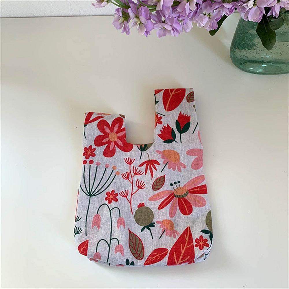 canvas sketch knot bag