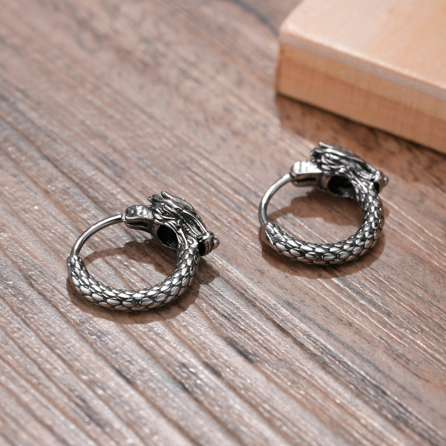 mens dragon earring