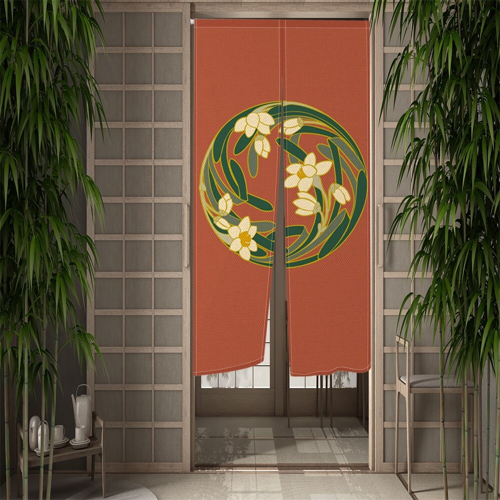 nature print curtains