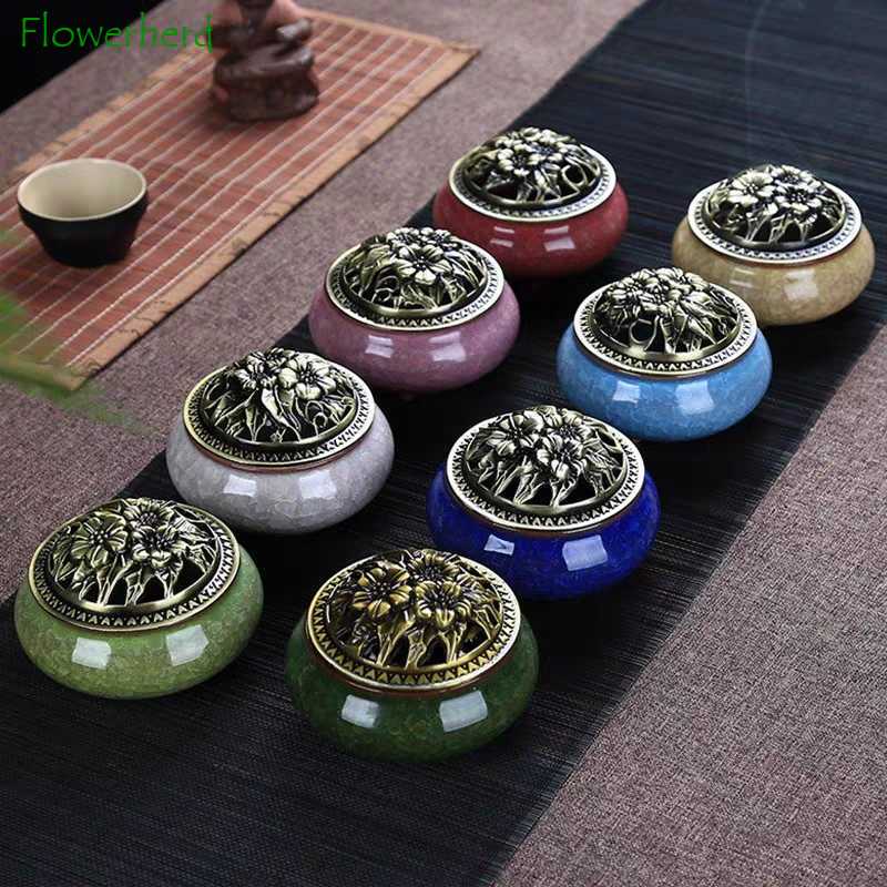 ice cracked incense burner