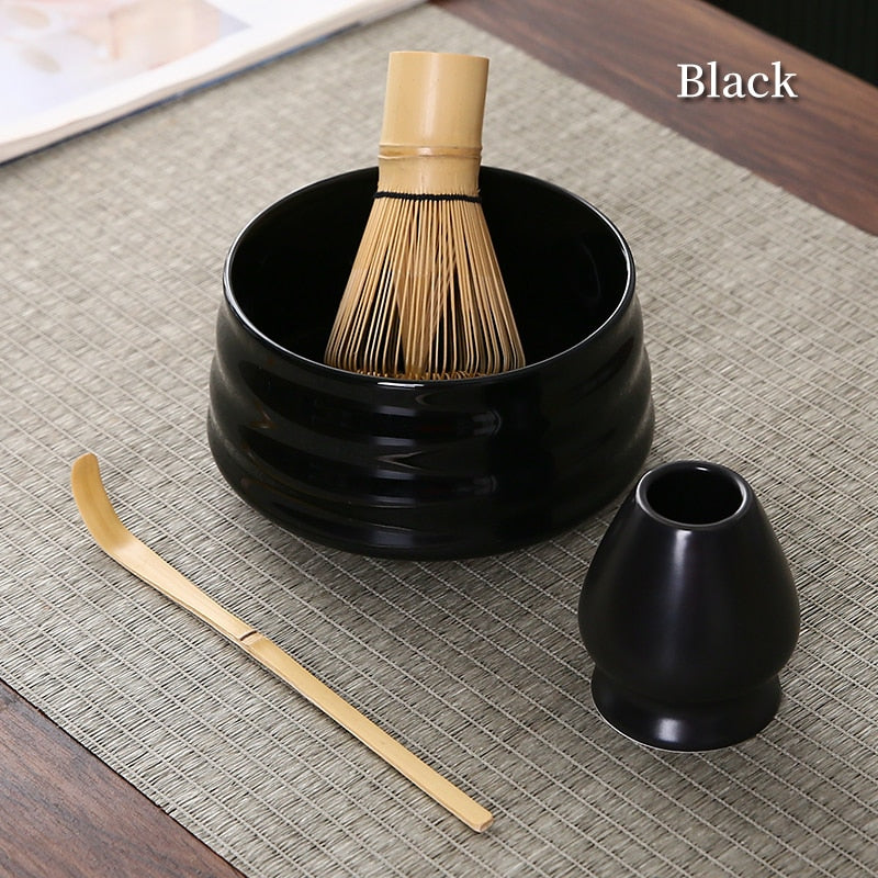 bamboo matcha tea set