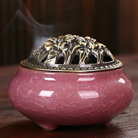 ice cracked incense burner