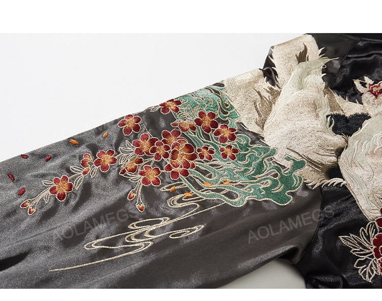 retro splicing bomber jacket