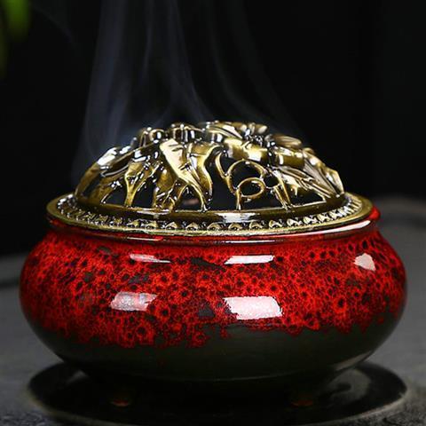 ice cracked incense burner