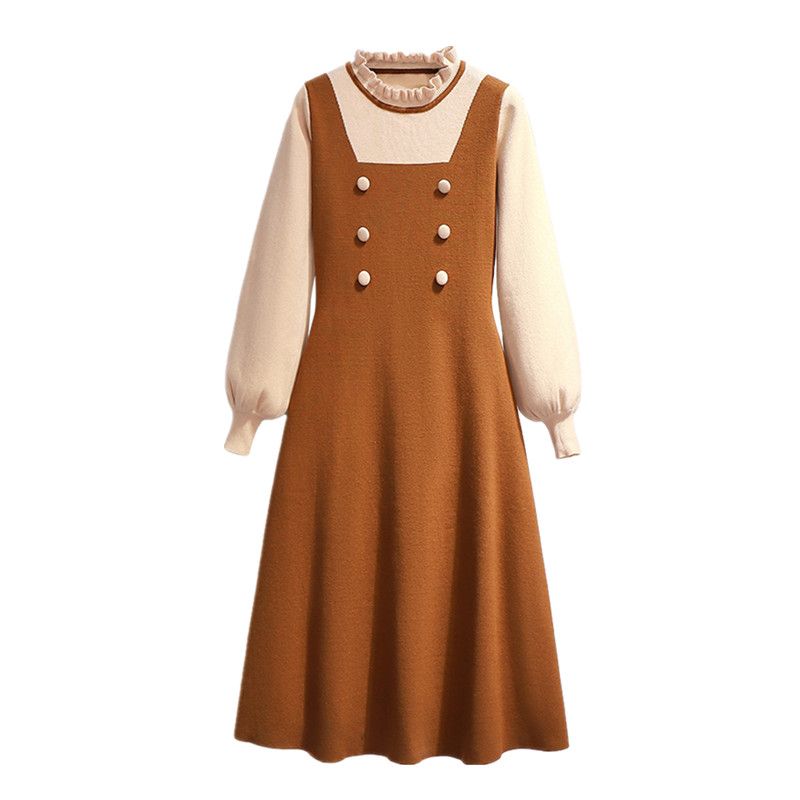 o-neck japanese dress