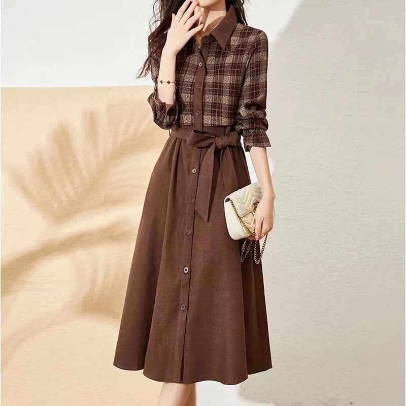 A-line Belt Japanese Dress – Japanese Oni Masks