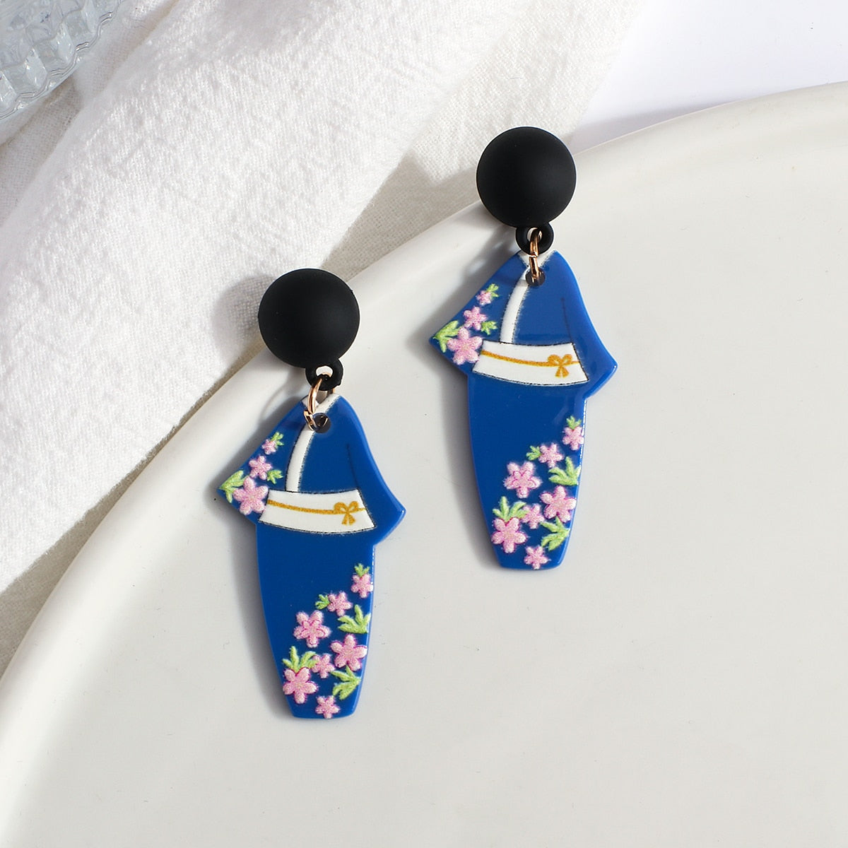 cartoon design earrings