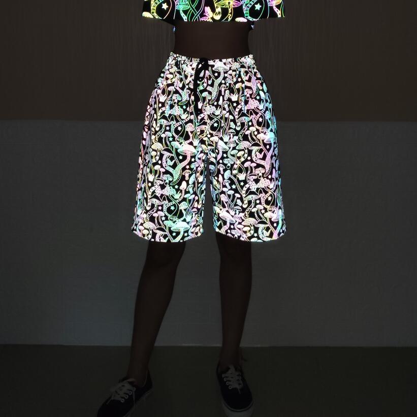 reflective short pants
