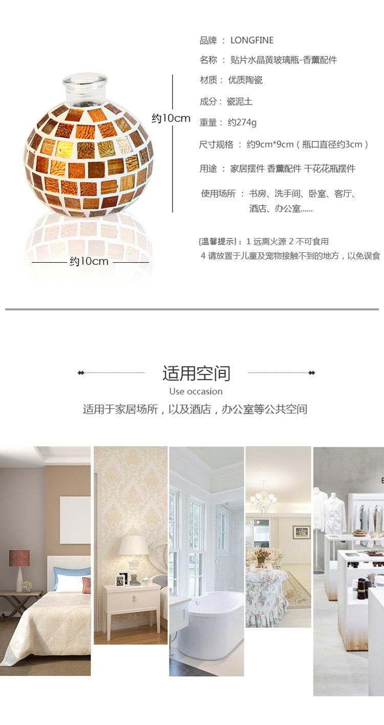 glass explosion vase size