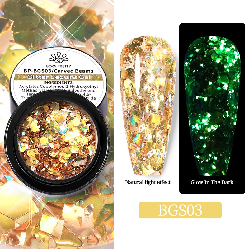 varnish glitter gel