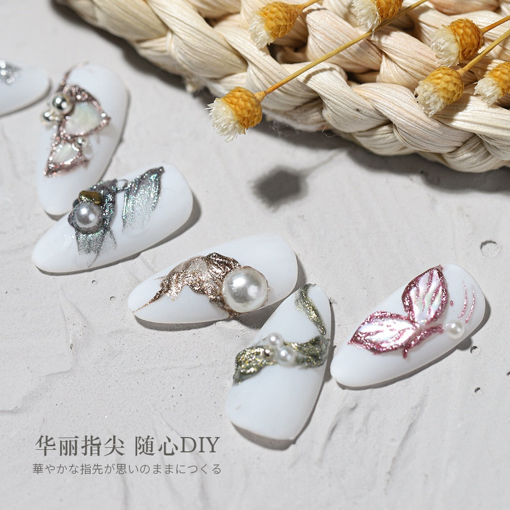 metallic nail gel