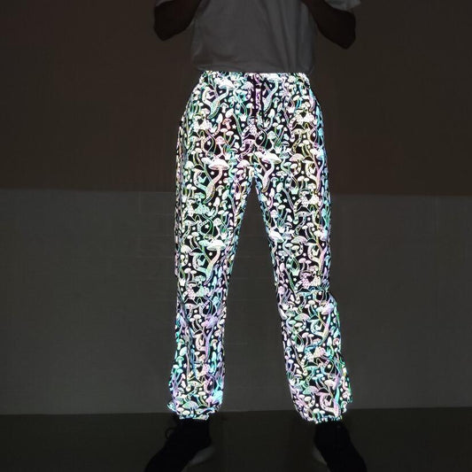 reflective dance pants