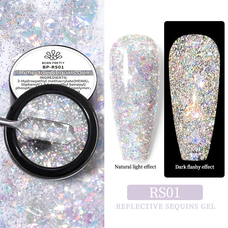 varnish glitter gel