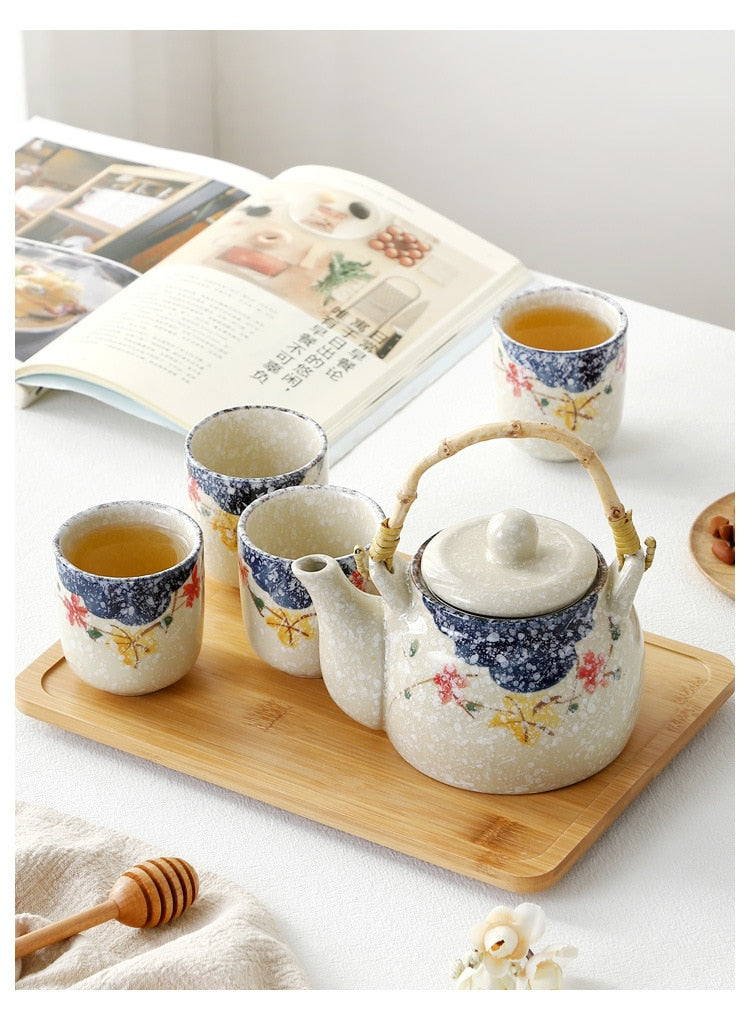 snowflake tea set
