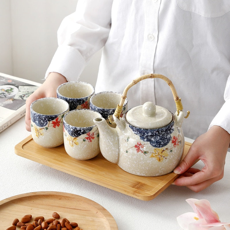 snowflake tea set