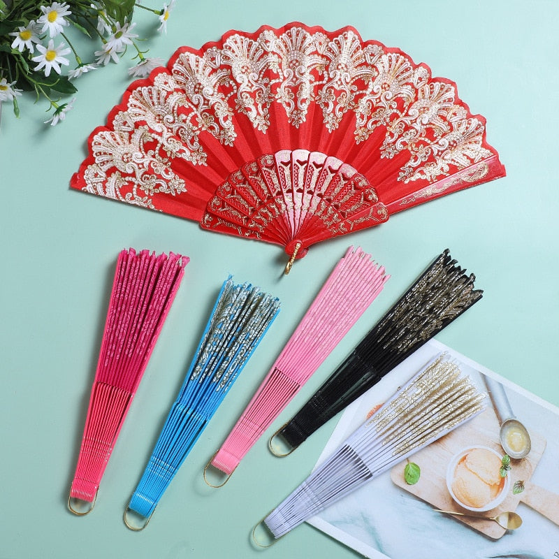 Japanese Plastic Folding Hand Fan