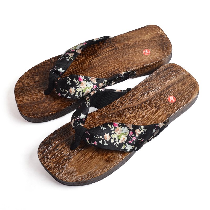 floral strips japanese sandals