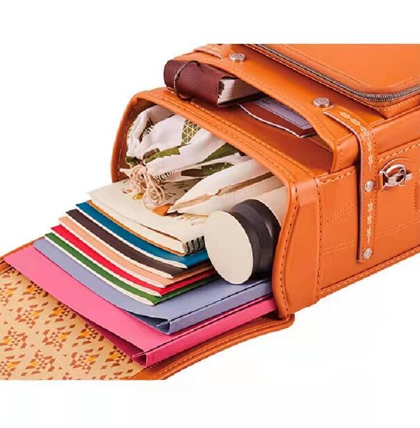 large capacity leather backpack