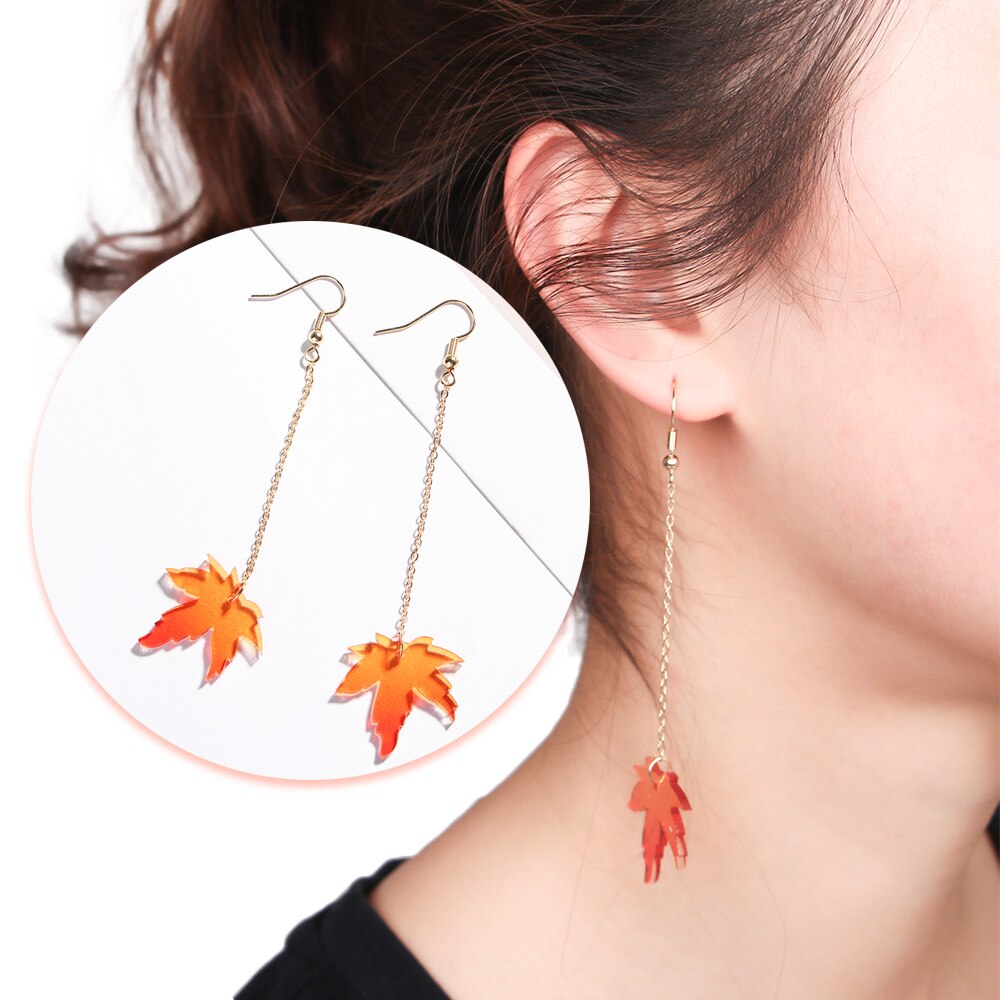 autumn leaves earrings