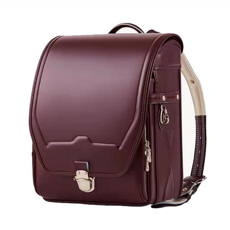 large capacity leather backpack