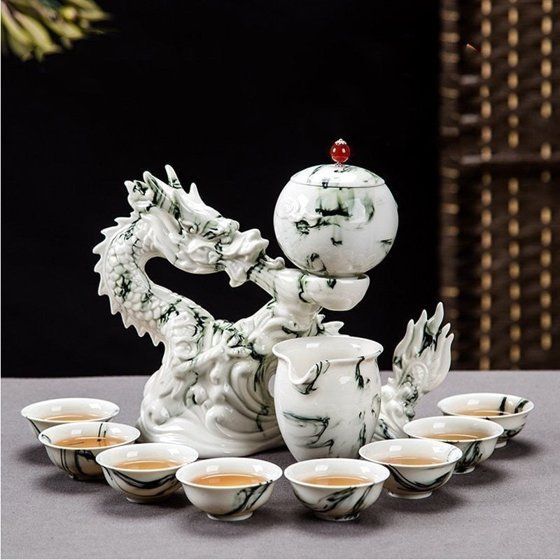 dragon tea set