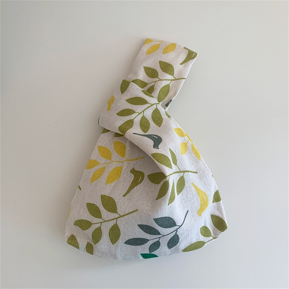 canvas sketch knot bag