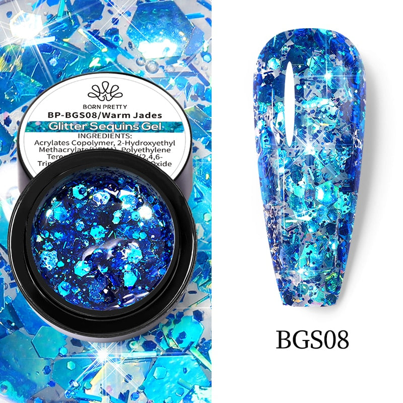 varnish glitter gel