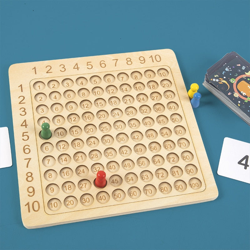 math multiplication board game
